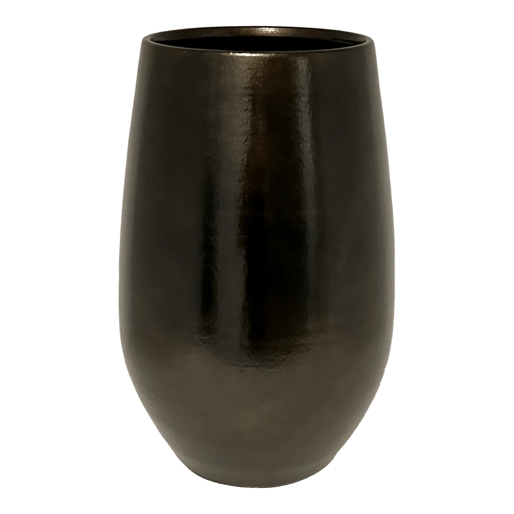 Bloempot Petra Hoog - D27 X H45cm - Koper