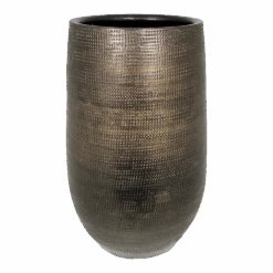 Bloempot Tokio Hoog - D38 X H90cm - Goud