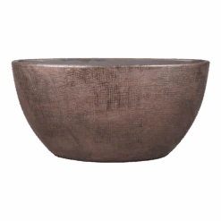 Bloempot Mira Ovaal - L49 X B20 X H25cm - Koper